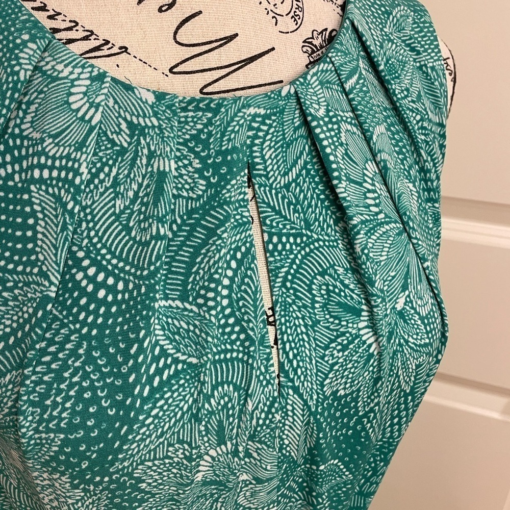 London Times Green Belted Dress size 12 - Picture 5 of 12